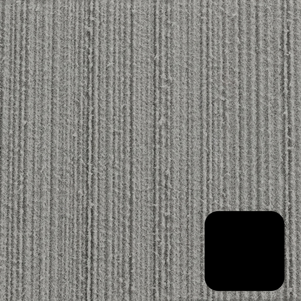 Foglio in Eva Marino Light Grey/Black - 240x120cm - 6mm - Adesivo 3M 9777WL+