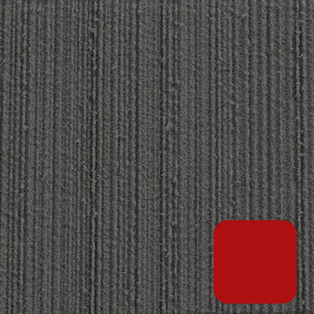 Foglio in Eva Marino Dark Grey/Red - 240x120cm - 6mm - Adesivo 3M 9777WL+