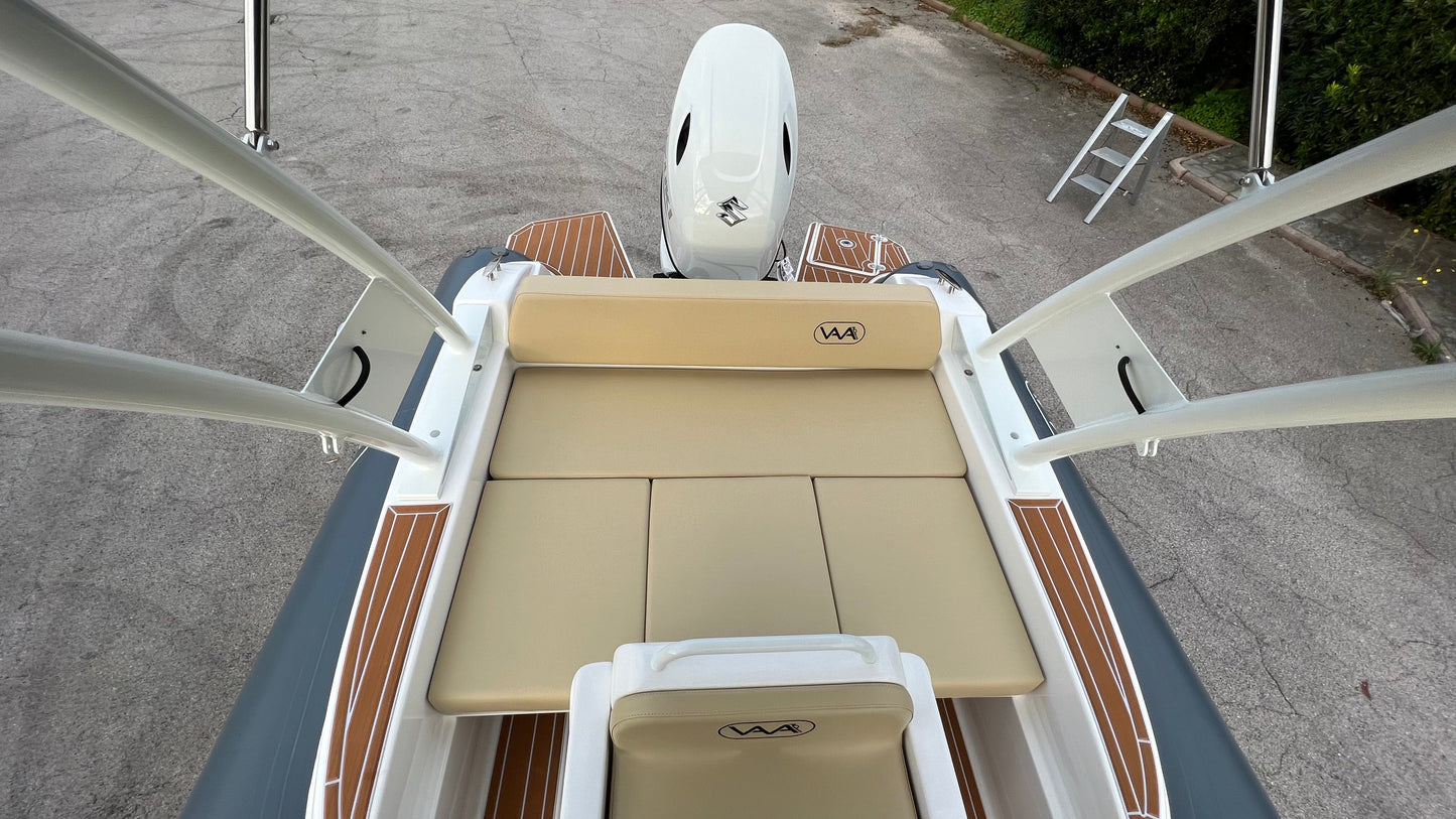 Lux Rib19 - HWTMGRB - Orca Military Grey - White Cushion - EU