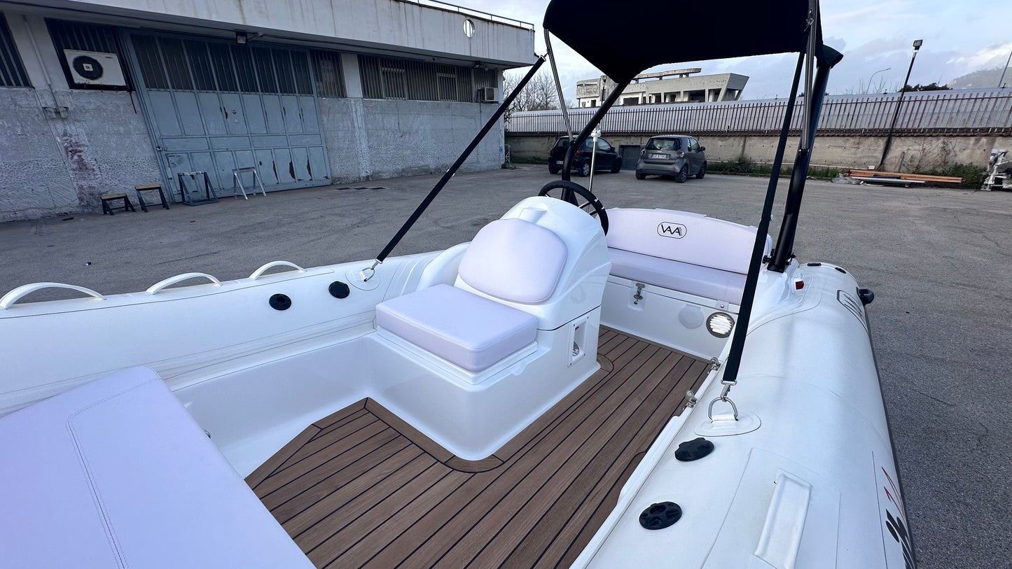 Lux Rib14 - HTWRB - Orca Offwhite - Vero Teak