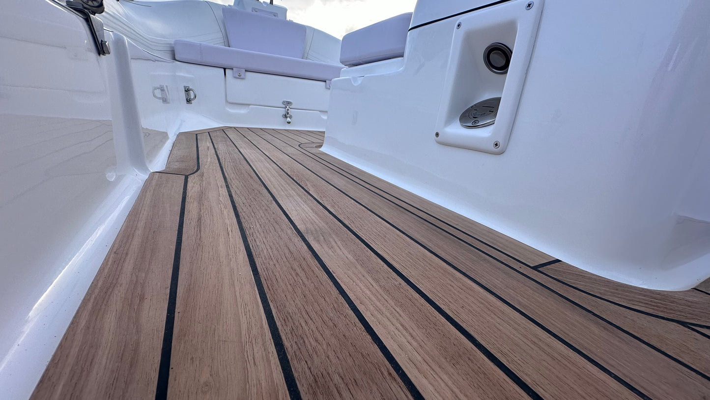 Lux Rib14 - HTWRB - Orca Offwhite - Vero Teak