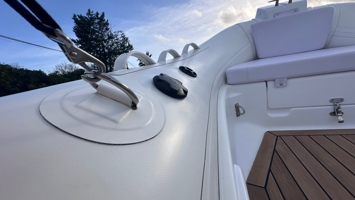 Lux Rib14 - HTWRB - Orca Offwhite - Vero Teak