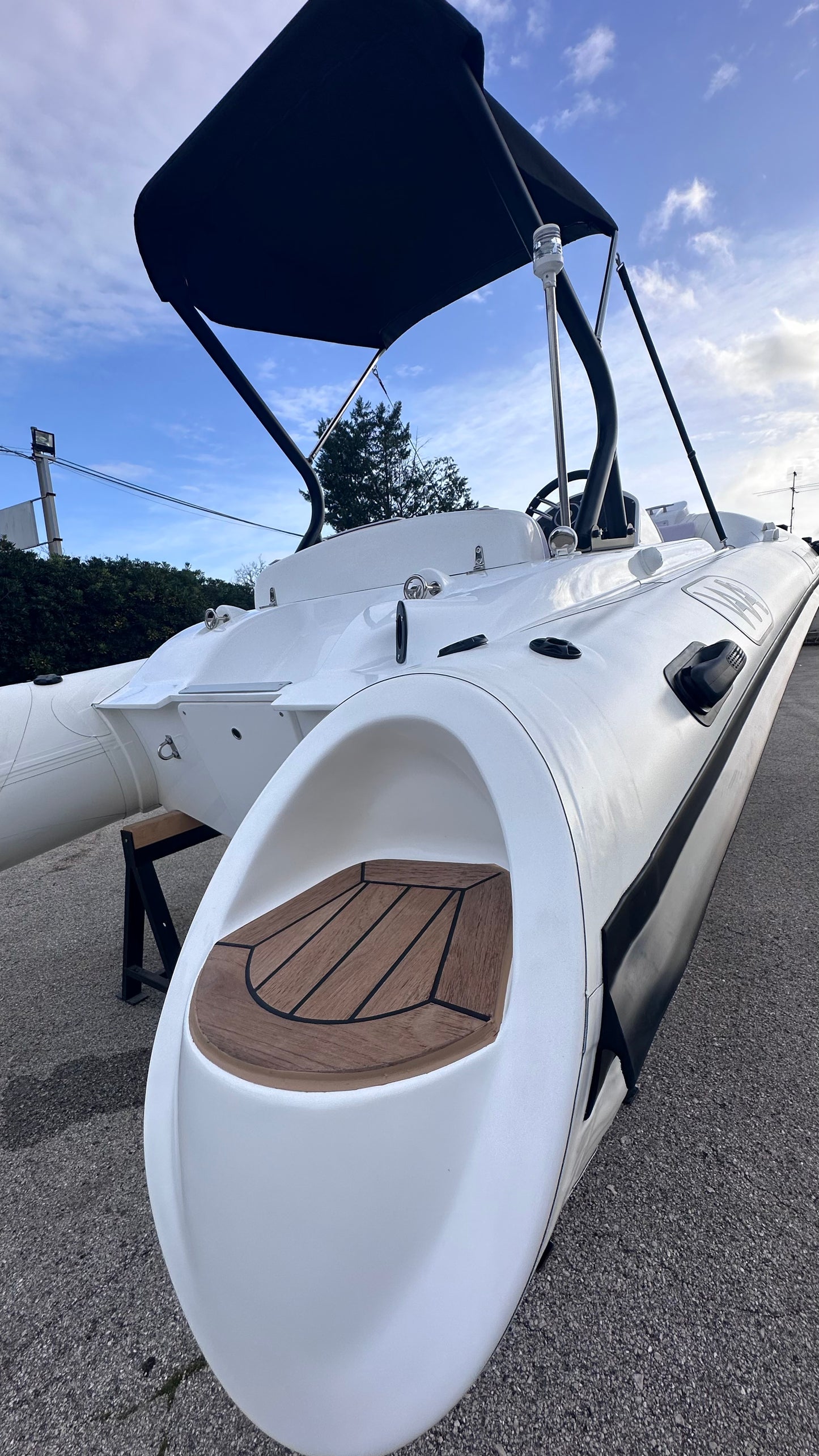 Lux Rib14 - HTWRB - Orca Offwhite - Vero Teak