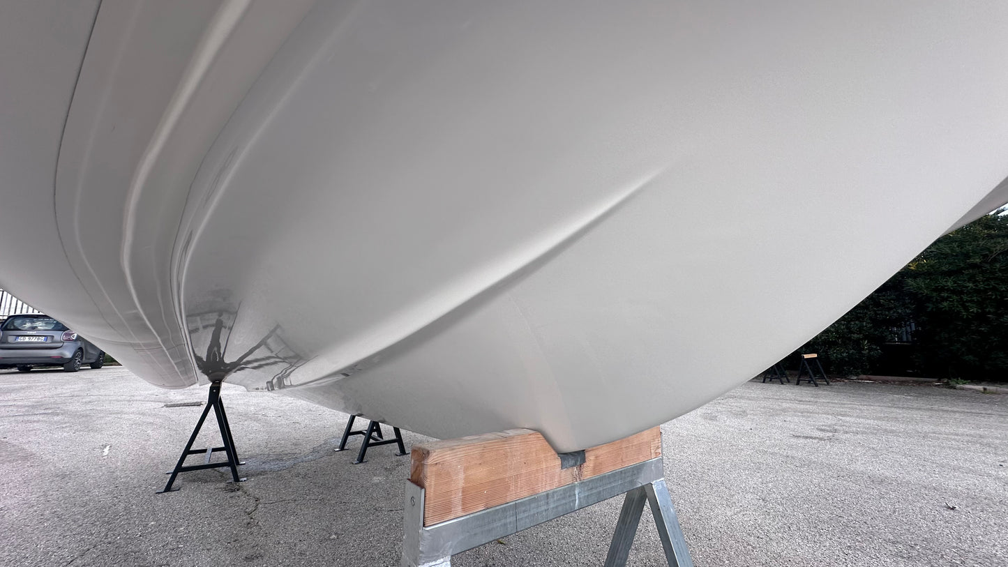 Lux Rib14 - HTWRB - Orca Offwhite - Vero Teak