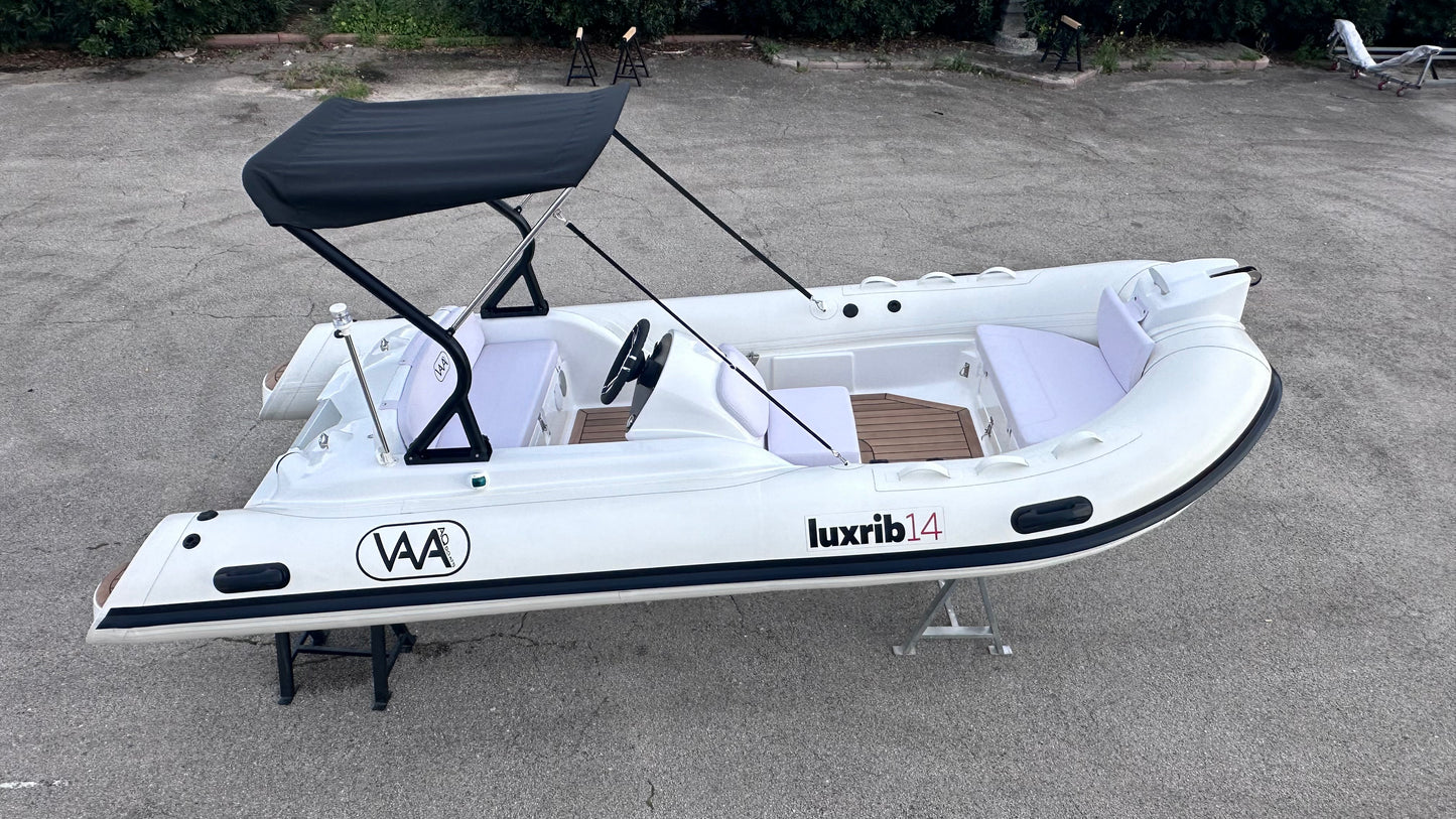 Lux Rib14 - HTWRB - Orca Offwhite - Vero Teak