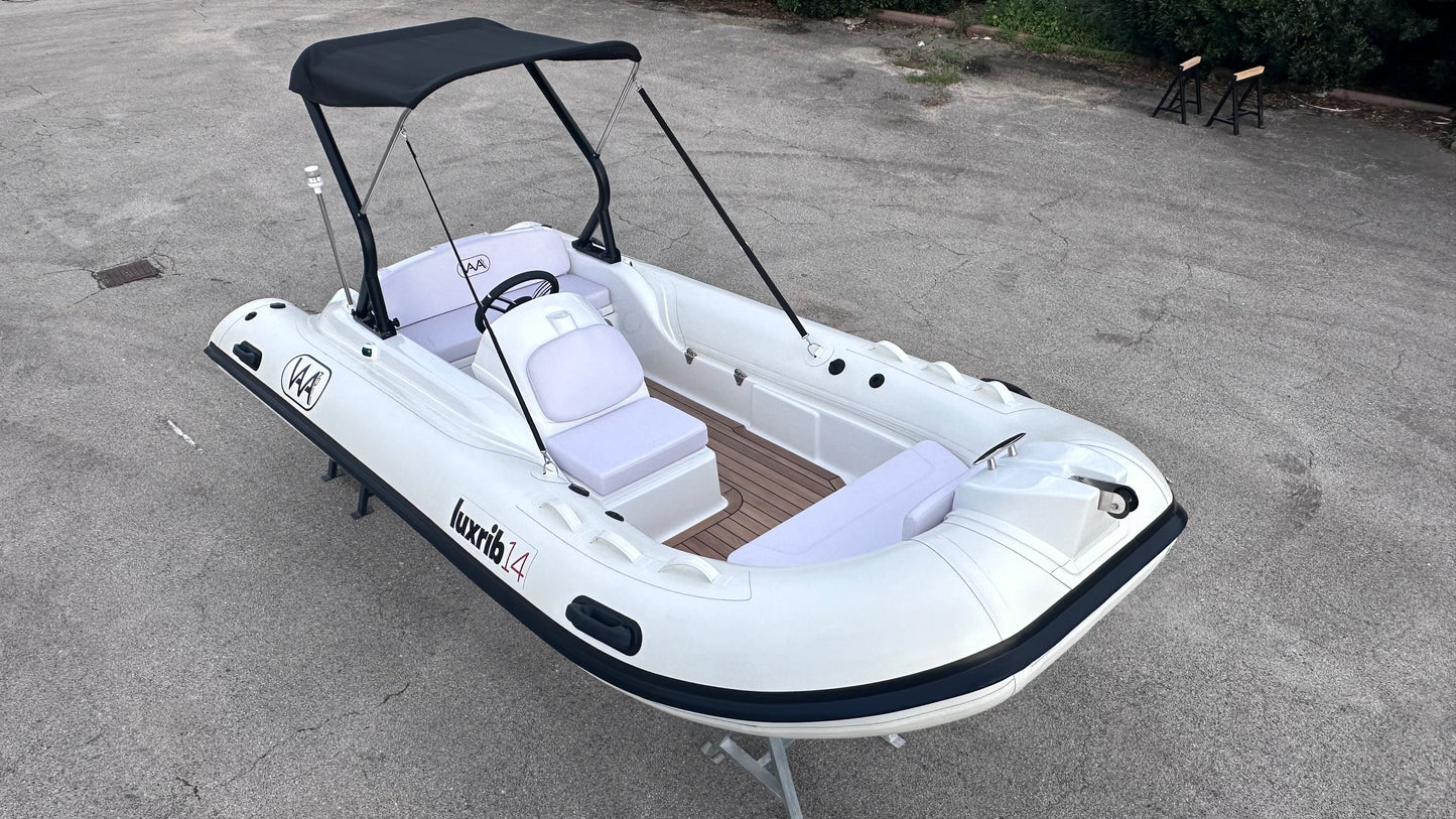Lux Rib14 - HTWRB - Orca Offwhite - Vero Teak