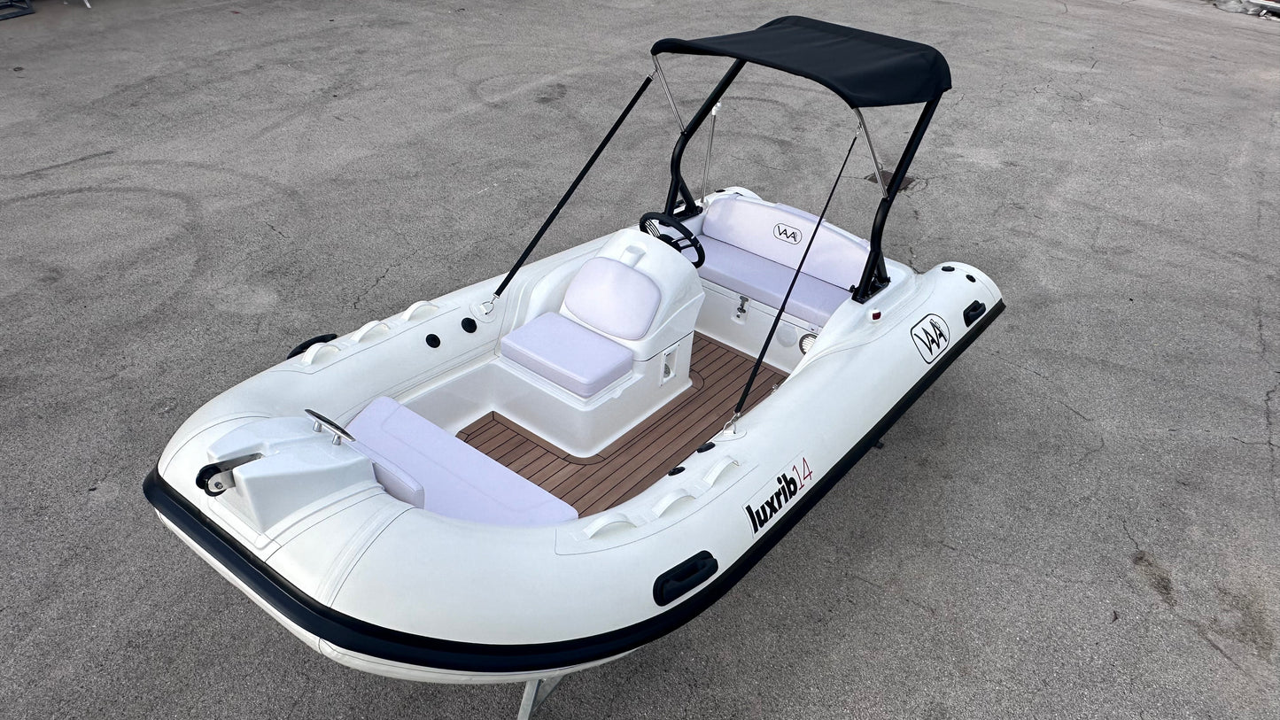Lux Rib14 - HTWRB - Orca Offwhite - Vero Teak