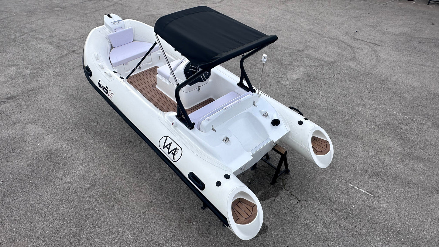 Lux Rib14 - HTWRB - Orca Offwhite - Vero Teak