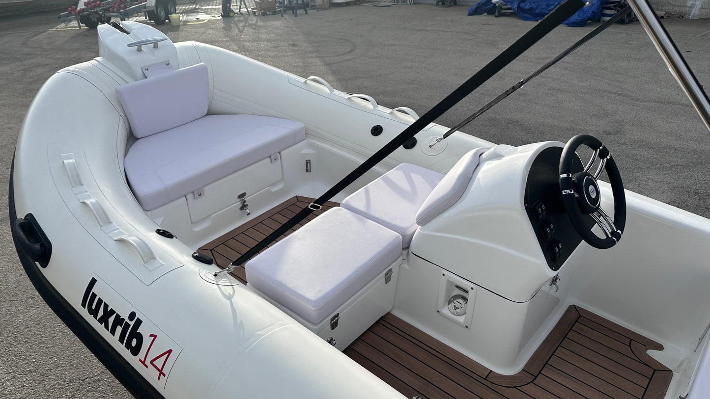 Lux Rib14 - HTWRB - Orca Offwhite - Vero Teak