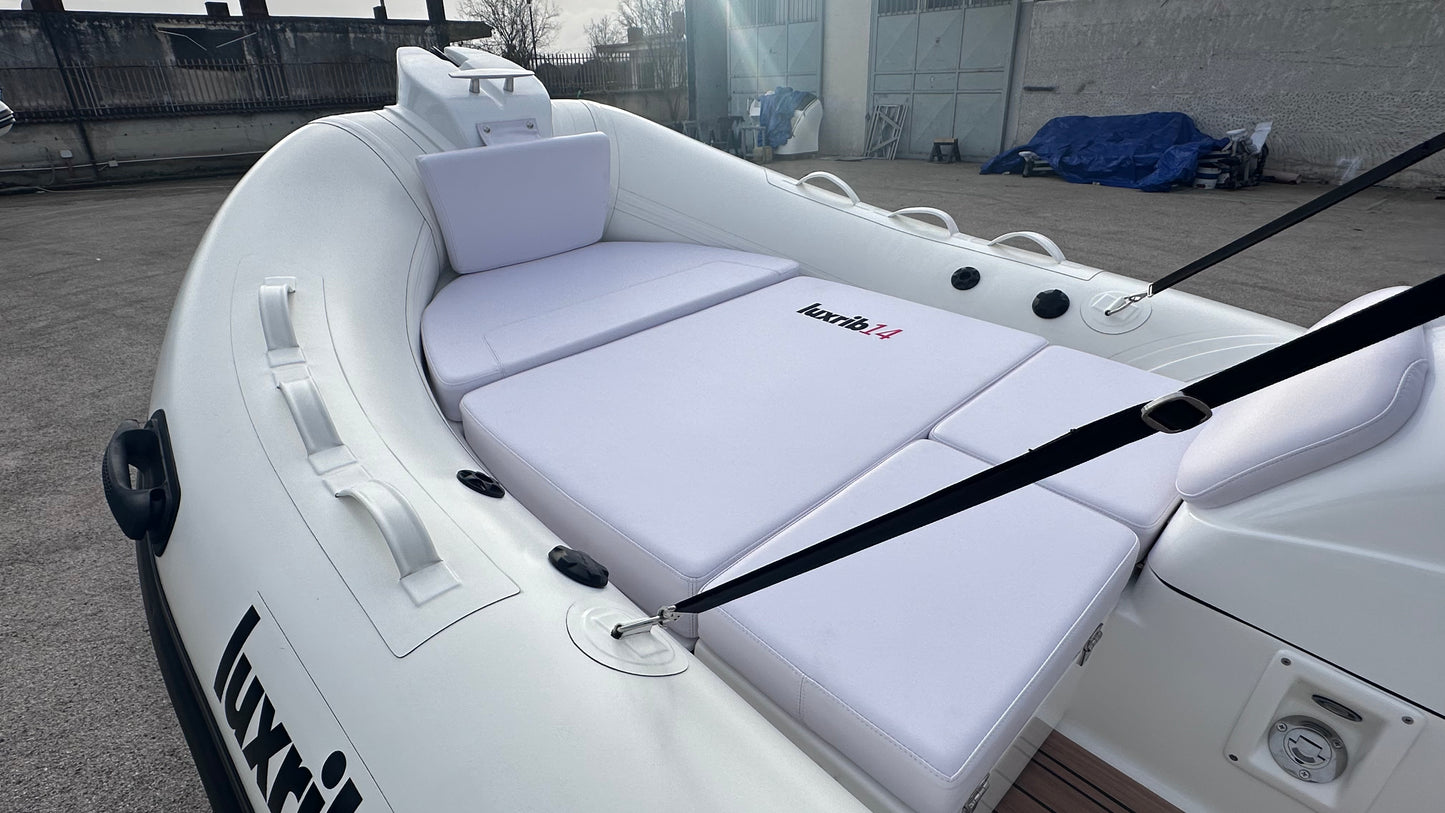 Lux Rib14 - HTWRB - Orca Offwhite - Vero Teak