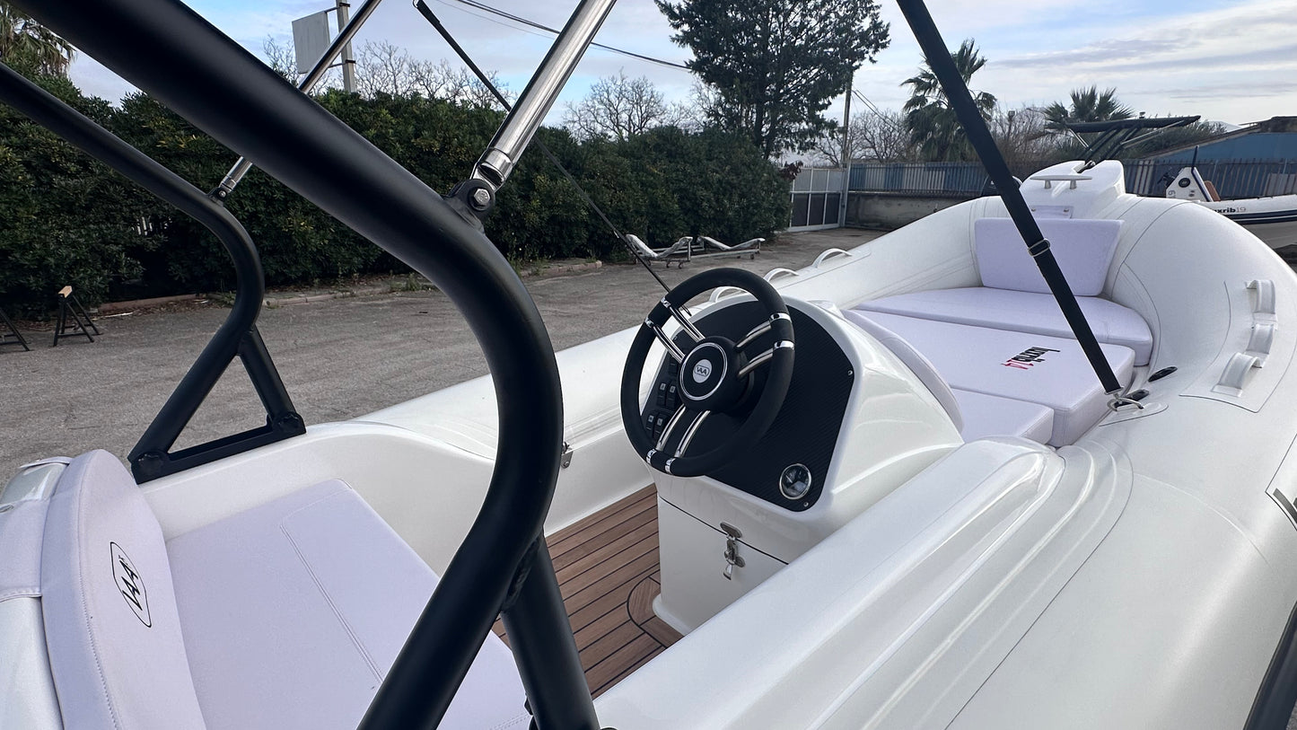 Lux Rib14 - HTWRB - Orca Offwhite - Vero Teak