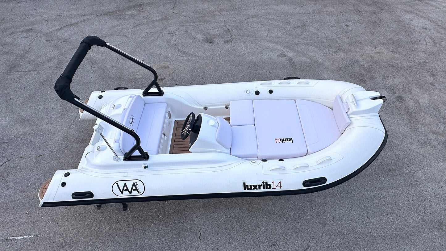 Lux Rib14 - HTWRB - Orca Offwhite - Vero Teak