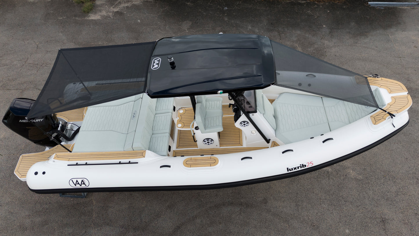 In Vendita Gommone LuxRib25 Full Optional con Mercury Verado 350HP V10 Spedizione in tutto il Mondo