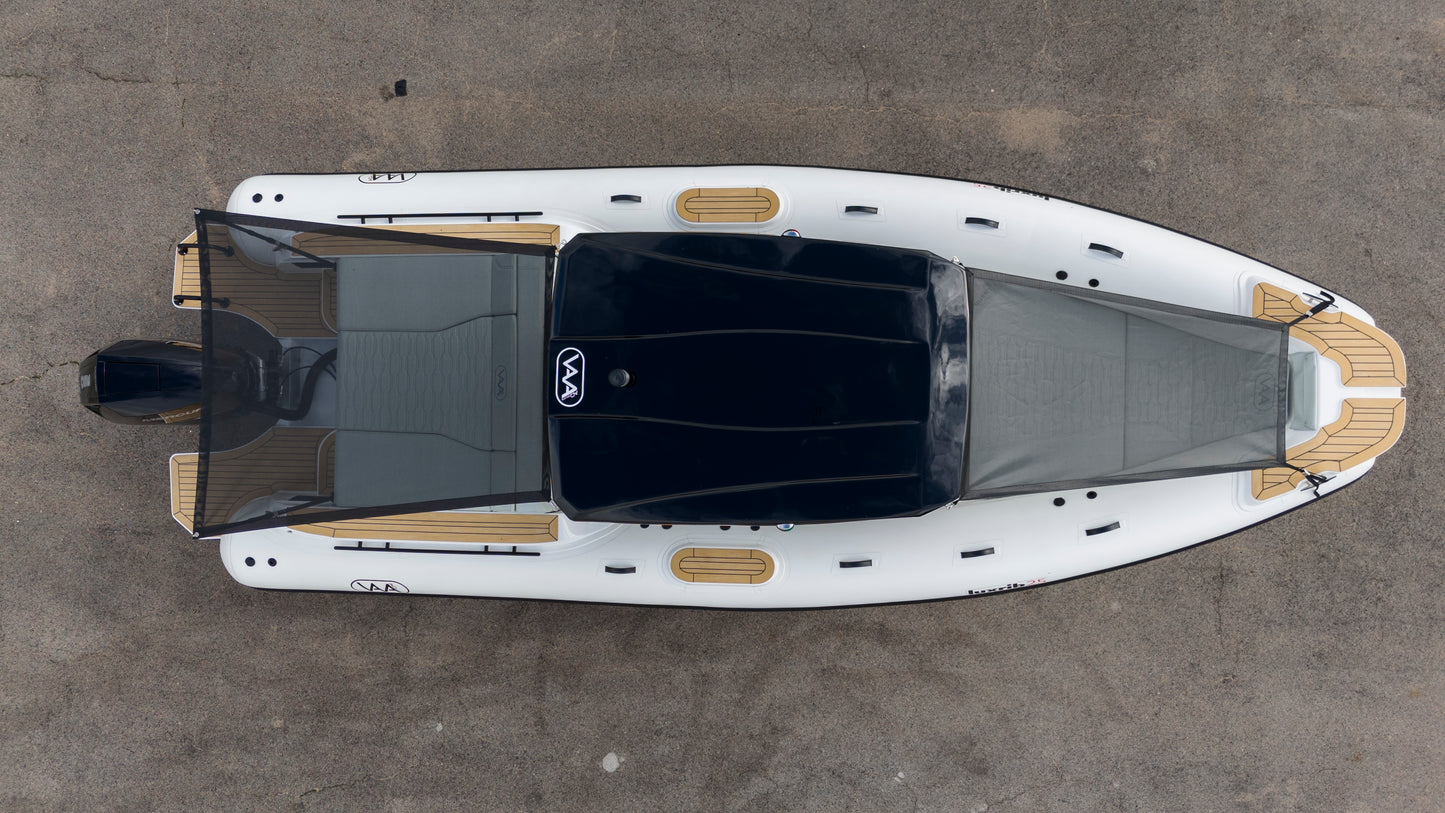 In Vendita Gommone LuxRib25 Full Optional con Mercury Verado 350HP V10 Spedizione in tutto il Mondo