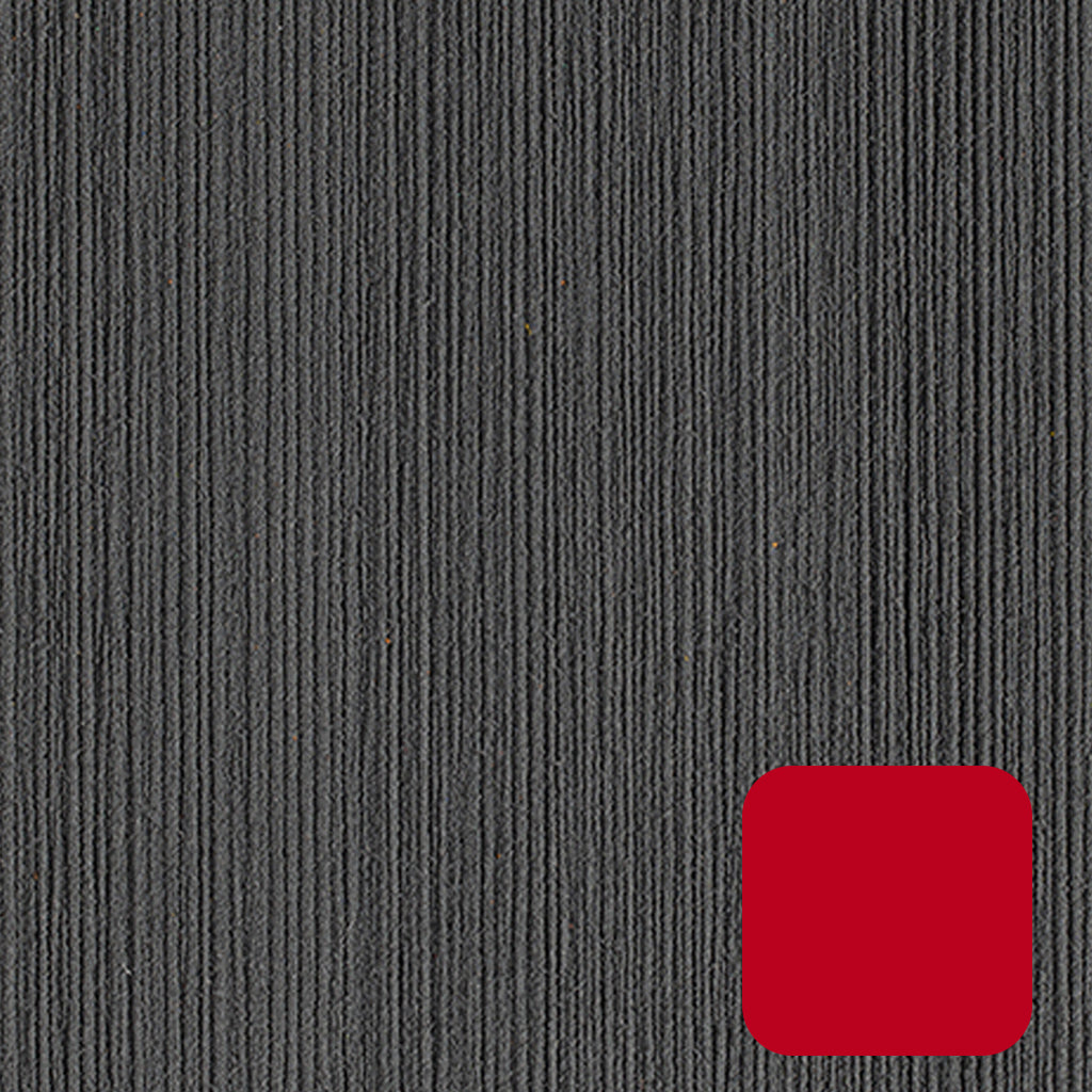 Foglio in Eva Marino Dark Grey/Red - 240x120cm - 6mm - Adesivo 3M 9777WL+