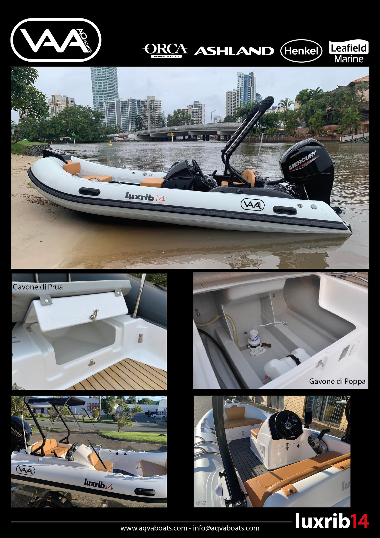 Lux Rib14 - HTWRB - Orca Offwhite - Vero Teak