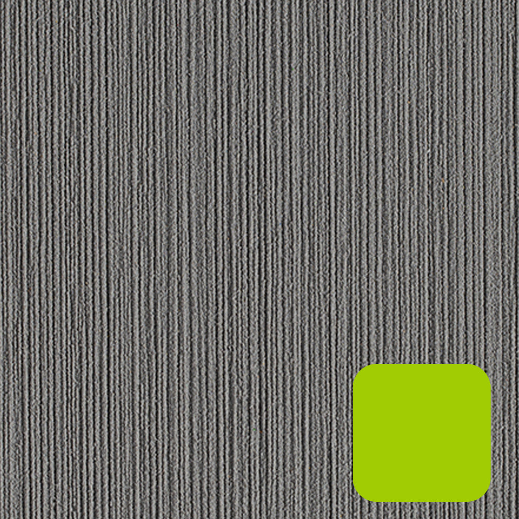 Foglio in Eva Marino Medium Grey/Neon Green - 240x120cm - 6mm - Adesivo 3M 9777WL+