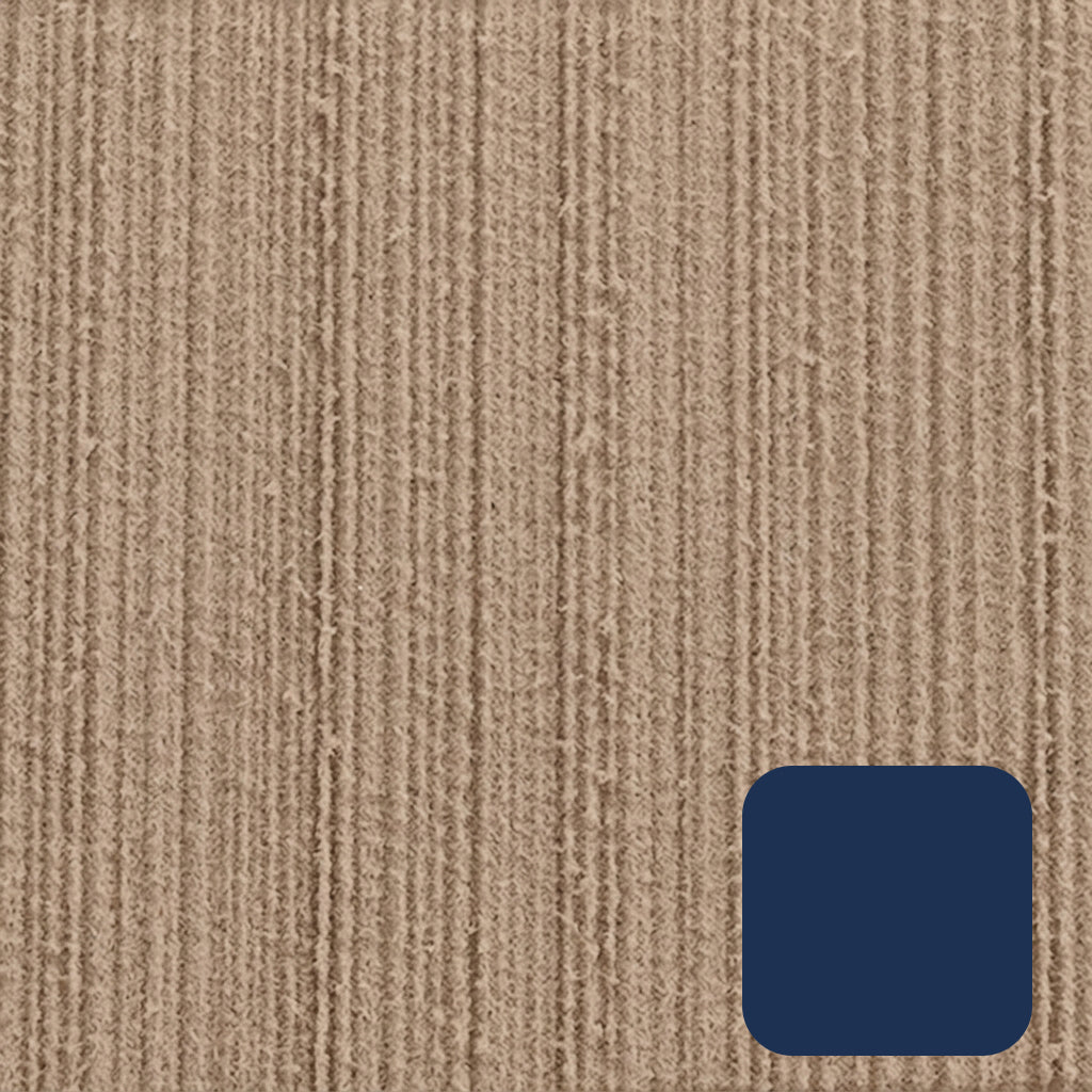 Foglio in Eva Marino Sand/Navy Blue - 240x120cm  - 6mm - Adesivo 3M 9777WL+