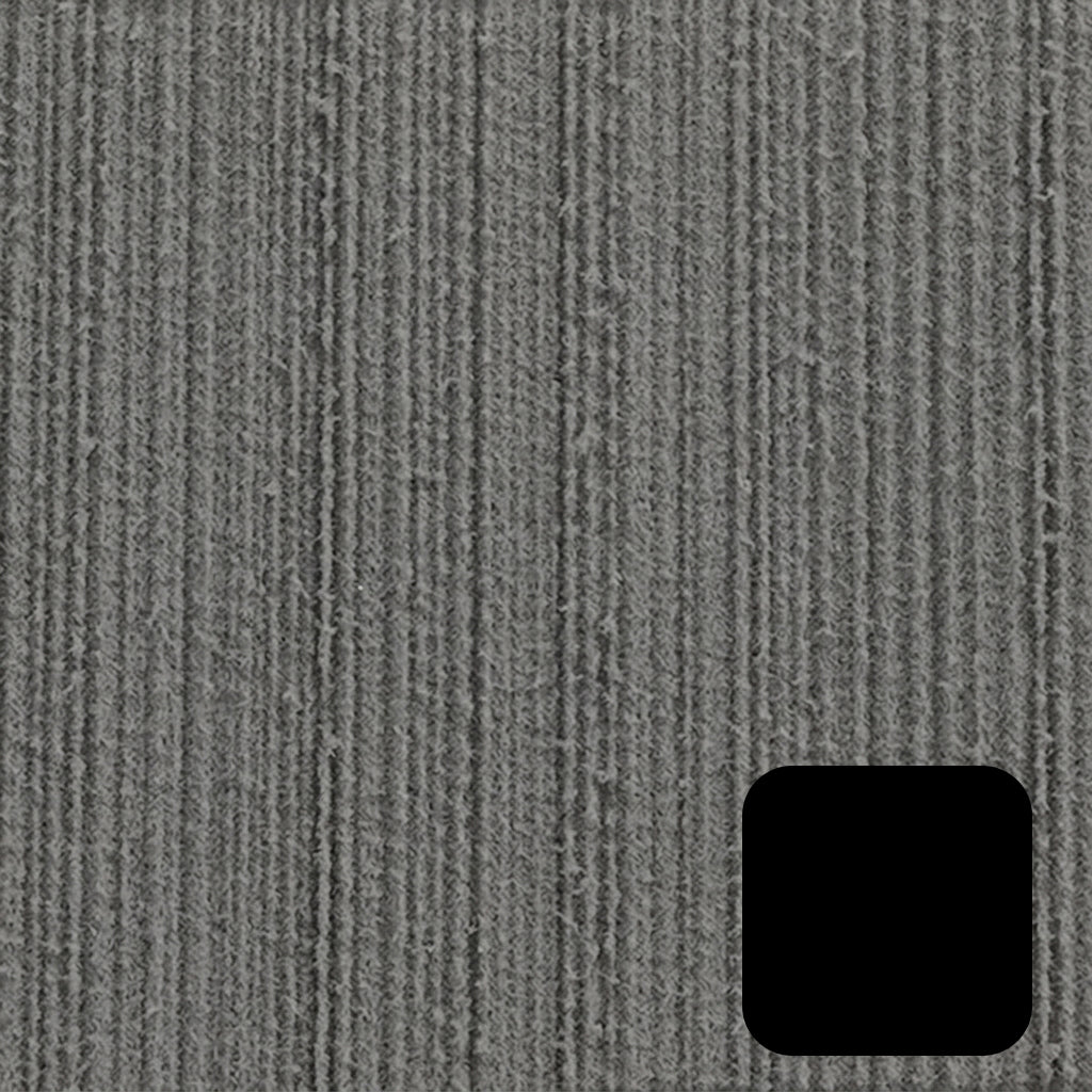 Foglio in Eva Marino Medium Grey/Black - 240x120cm  - 6mm - Adesivo 3M 9777WL+