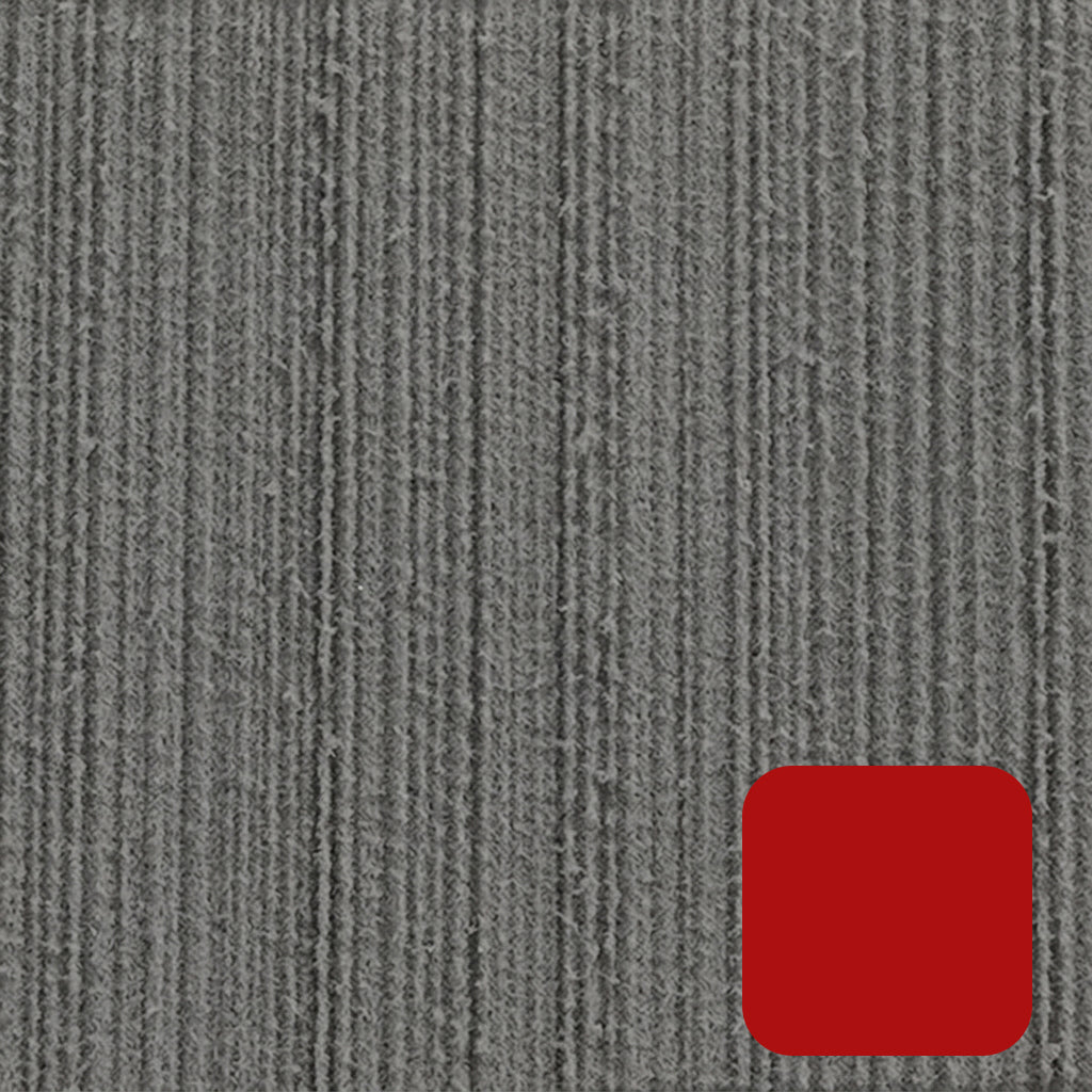 Foglio in Eva Marino Medium Grey/Red - 240x120cm  - 6mm - Adesivo 3M 9777WL+