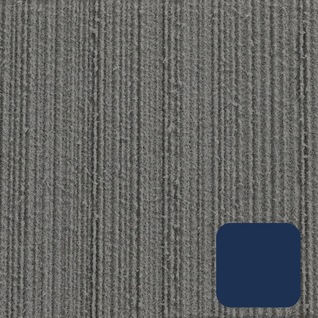 Foglio in Eva Marino Medium Grey/Navy Blue - 240x120cm  - 6mm - Adesivo 3M 9777WL+