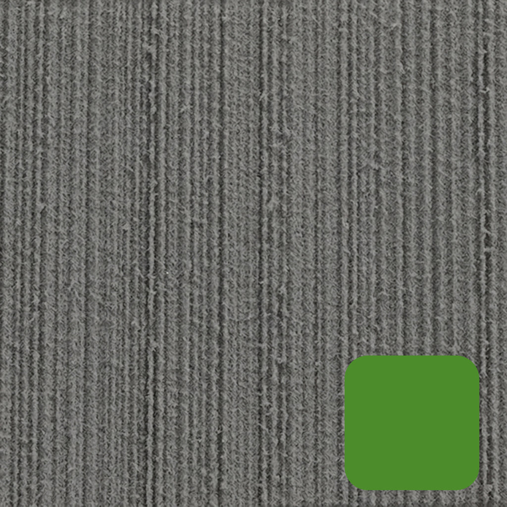 Foglio in Eva Marino Medium Grey/Neon Green - 240x120cm  - 6mm - Adesivo 3M 9777WL+