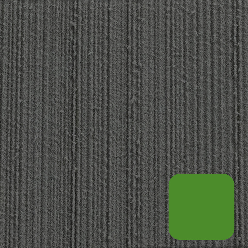 Foglio in Eva Marino Dark Grey/Neon Green - 240x120cm  - 6mm - Adesivo 3M 9777WL+