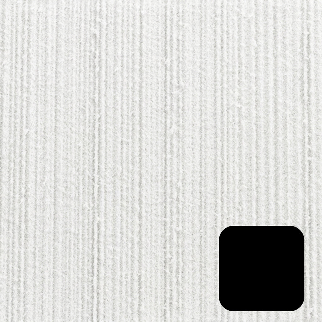 Foglio in Eva Marino Pearl White/Black - 240x120cm  - 6mm - Adesivo 3M 9777WL+