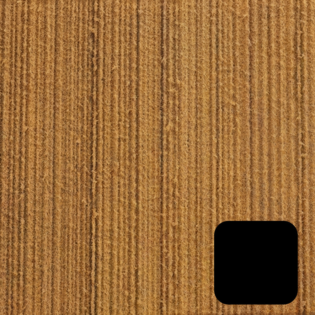 Foglio in Eva Marino Teak/Black - 240x120cm  - 6mm - Adesivo 3M 9777WL+