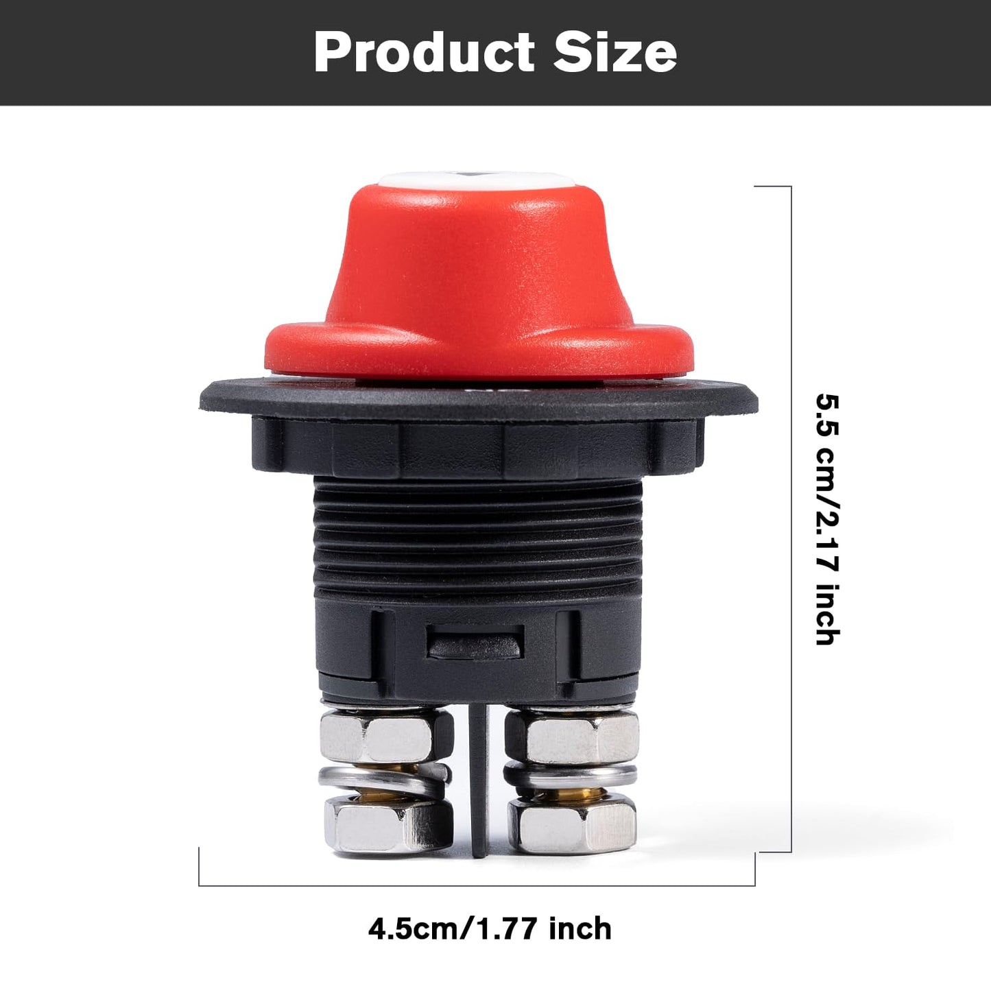 Staccabatteria 100A con posizione OUT - Uso Marino - Nautico