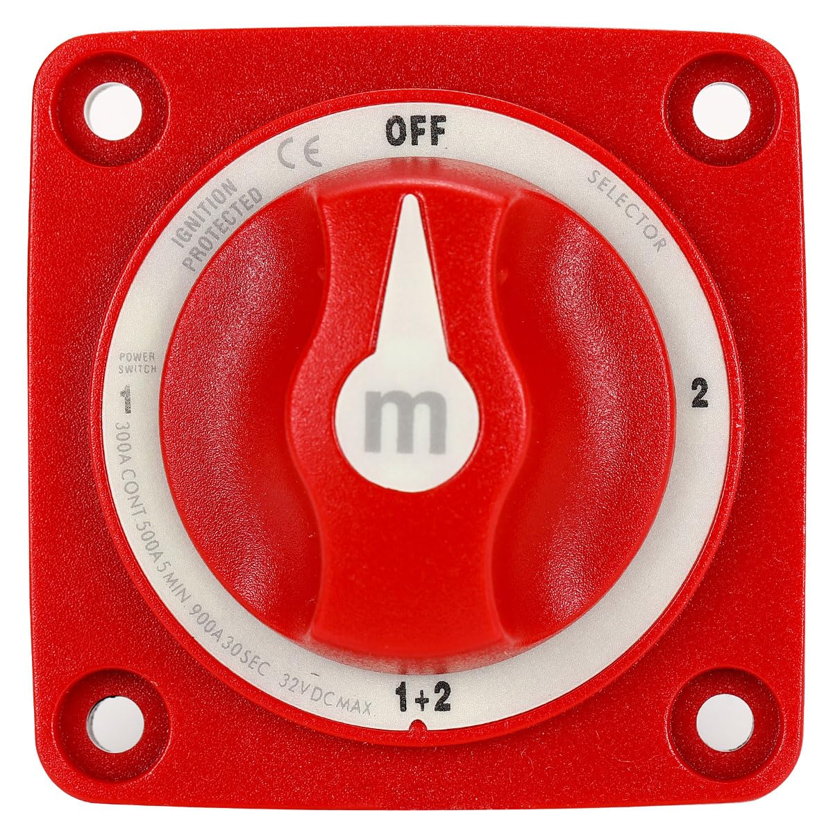 Commutatore Staccabatteria ad alto carico 300A - Uso Marino - Nautico