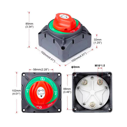Commutatore Batteria ad alto carico 600A