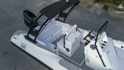 Lux Rib22 - HTWRB - Orca Carbon Off White - White Cushions - IN STOCK - REQUEST A QUOTE -