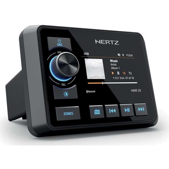 Hertz HMR 20 dashboard marine stereo 