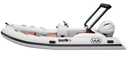 Lux Rib14 - HTWRB - Orca Offwhite - Real Teak - Cushion white color - EU