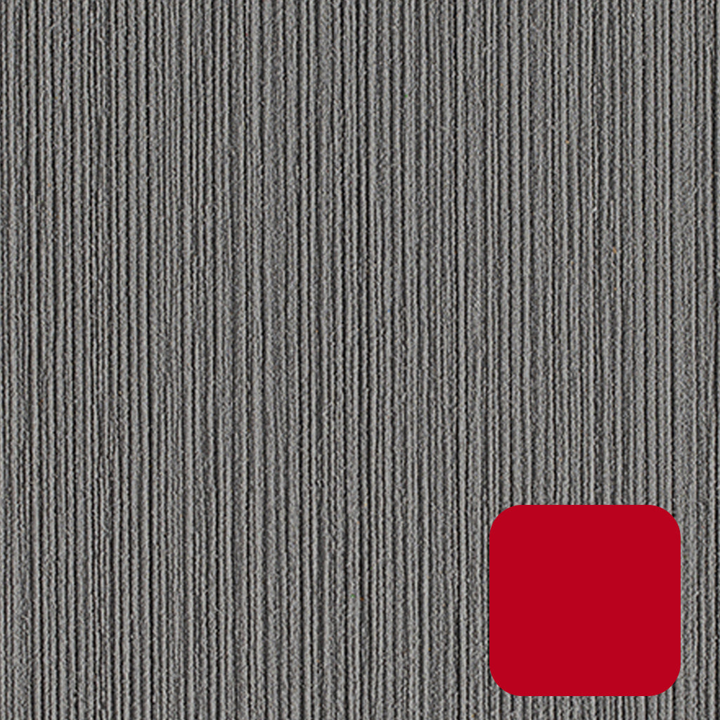 Foglio in Eva Marino Medium Grey/Red - 240x120cm  - 6mm - Adesivo 3M 9777WL+