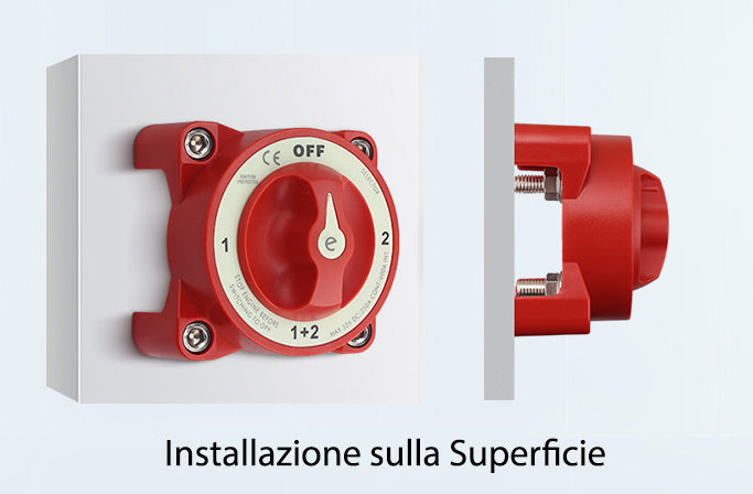 Commutatore Staccabatteria ad alto carico 350A - Uso Marino - Nautico